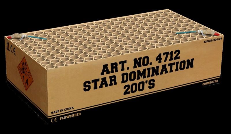 Jetzt Star Domination 200-Schuss-Feuerwerkverbund ab 93.49€ bestellen