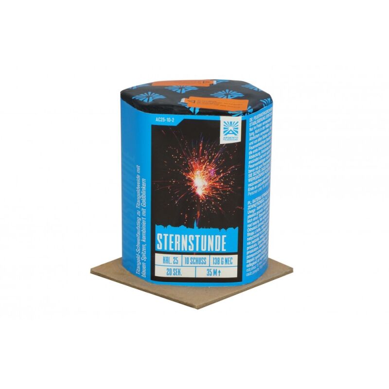 Jetzt Sternstunde 10-Schuss-Feuerwerk-Batterie ab 9.78€ bestellen