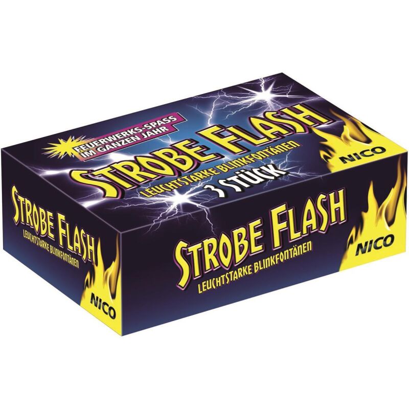 Jetzt Strobe Flash - Blinkfontänen 3 Stück ab 0.5€ bestellen