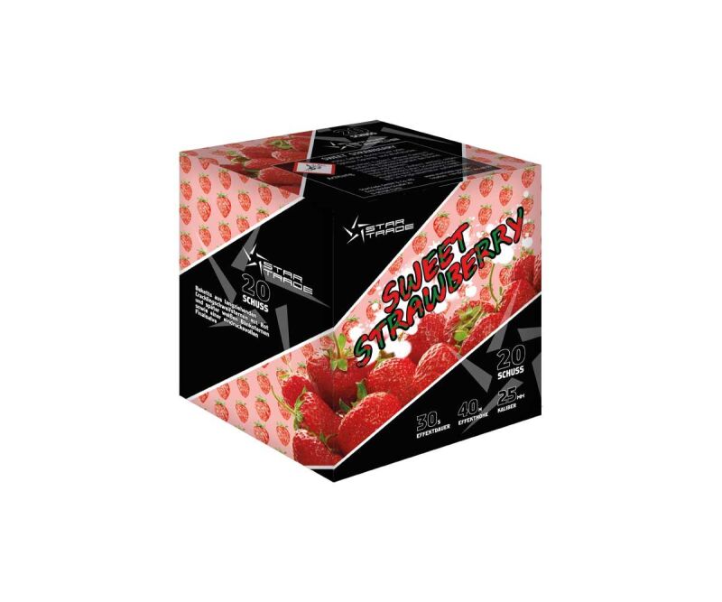 Jetzt Sweet Strawberry 20-Schuss-Feuerwerk-Batterie ab 15.29€ bestellen