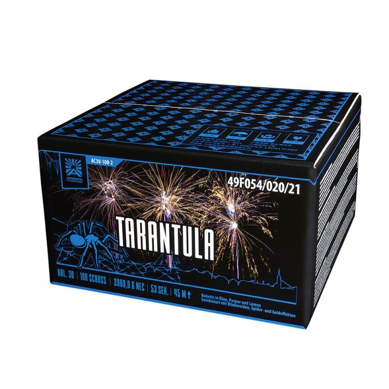 Jetzt Tarantula 100-Schuss-Feuerwerkverbund ab 169.99€ bestellen