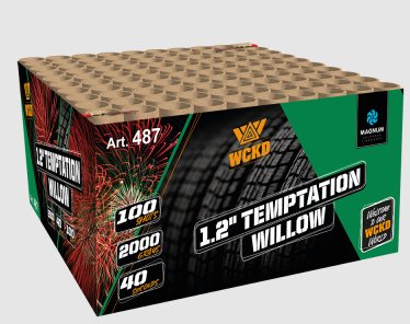 Jetzt Tempation Willow 100-Schuss-Feuerwerkverbund ab 135.99€ bestellen