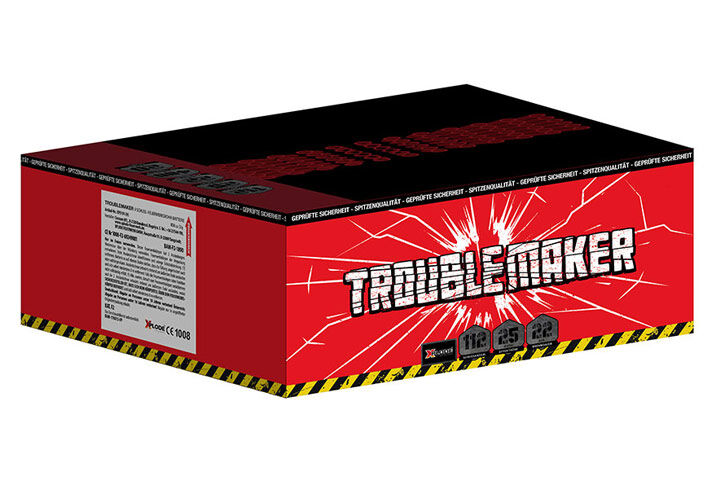 Jetzt Troublemaker 112-Schuss-Feuerwerk-Batterie ab 47.59€ bestellen