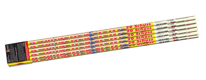 Jetzt Xplode Römische Lichter 20-Schuss-Leuchtfeuerwerk 10-teilig ab 3.39€ bestellen