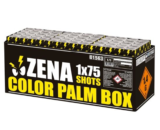 Jetzt Zena Color Palm Box 75-Schuss-Feuerwerkverbund ab 72.24€ bestellen